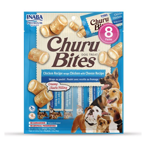 Inaba Dog Snack Churu - Bites Chicken Recipe Wraps Chicken With Cheese Recipe