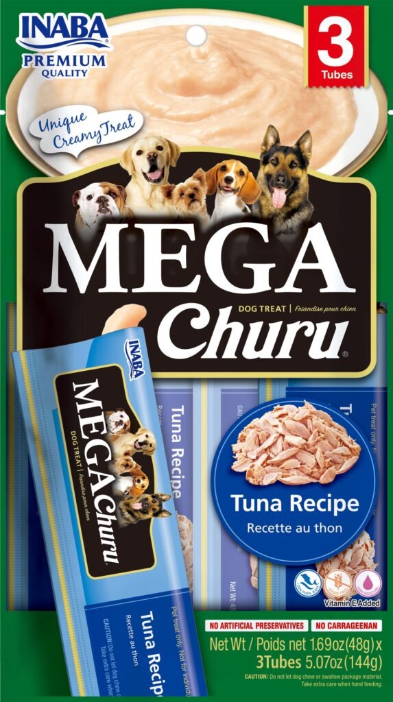 Inaba Dog Snack Mega Churu 3 Piezas - Atun 144 Gr