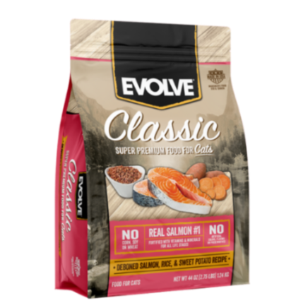 Evolve Cat Classic Salmon 2.75 Lb 1.24 Kg