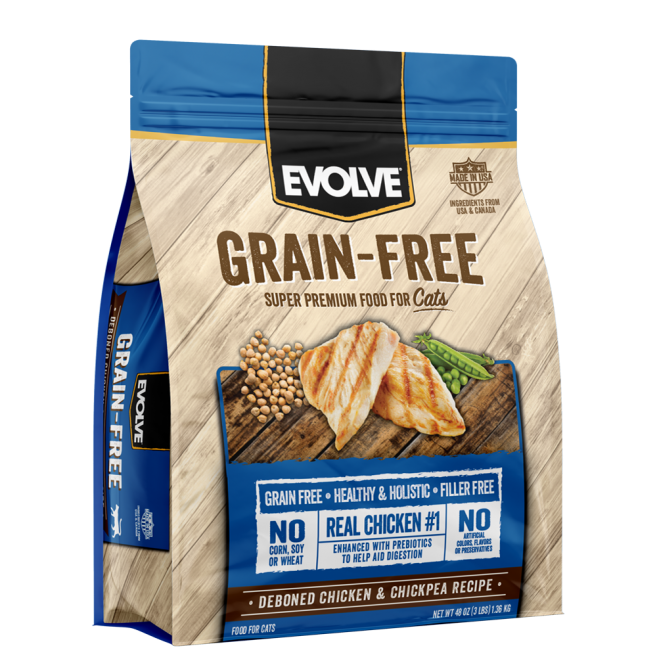 Evolve Cat Grain Free Chicken - Pollo 3 Lb - 1.36 Kg