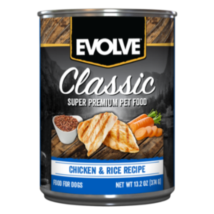 Evolve Dog Classic Lata Chicken - Pollo 13.2 Oz - 374 Gr